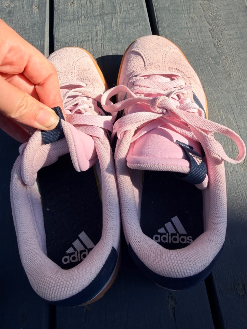 Women Pink Adidas Sneakers - Picture 2 of 3